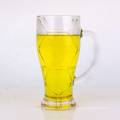 hot selling 420ml 620ml clear beer glass cup tea cup coffee cup with handle